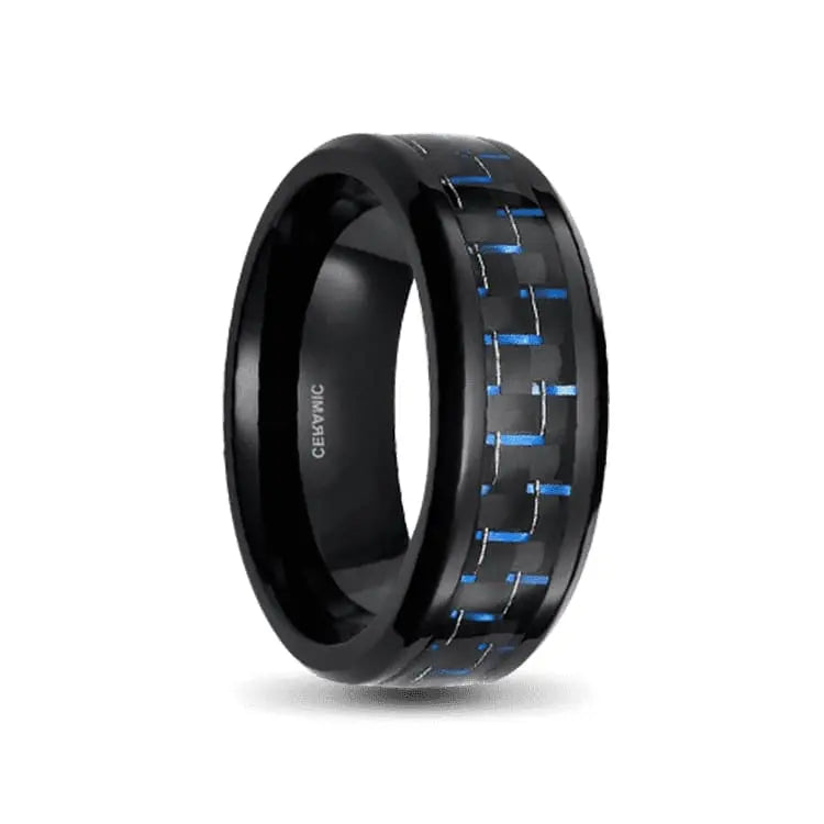 Bennu Blue Ceramic Ring