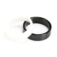 Thumbnail for Black or White Ceramic Wedding Ring