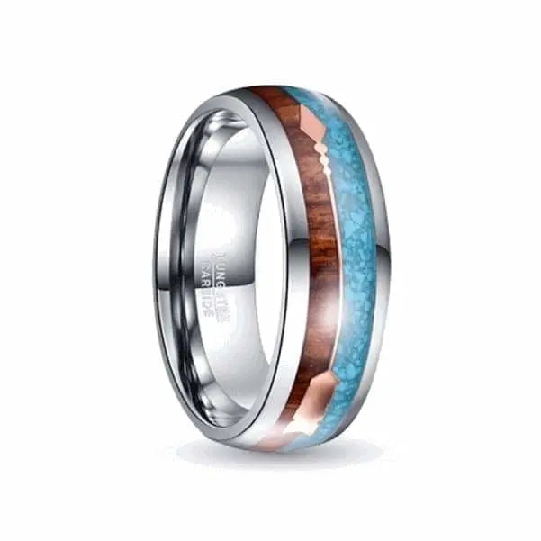 Orbit Rings Tungsten Carbide 7 Cosmic Split