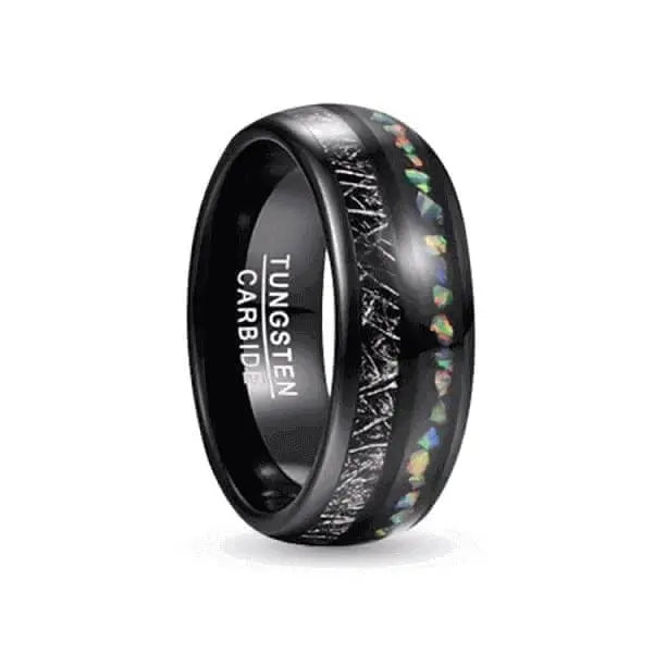 Orbit Rings Tungsten Carbide 7 Eclipse Black