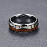 Thumbnail for Orbit Rings Tungsten Carbide Eclipse Wood