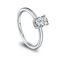 Thumbnail for 1ct Oval Shape Moissanite Ring