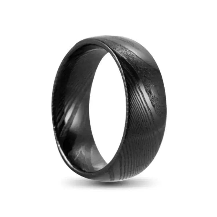 Black Damascus Ring