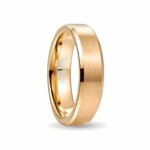 Orbit Rings Tungsten Carbide 7 Planet Gold