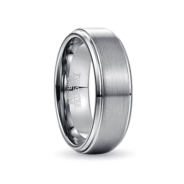 Orbit Rings Tungsten Carbide 7 Planet Silver