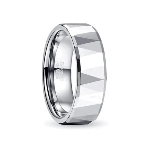 Orbit Rings Tungsten Carbide 7 Sombrero Steel