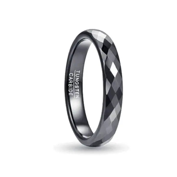 Orbit Rings Tungsten Carbide 6 Sunrise Black