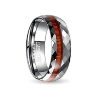 Thumbnail for Orbit Rings Tungsten Carbide 7 Sunrise Wood