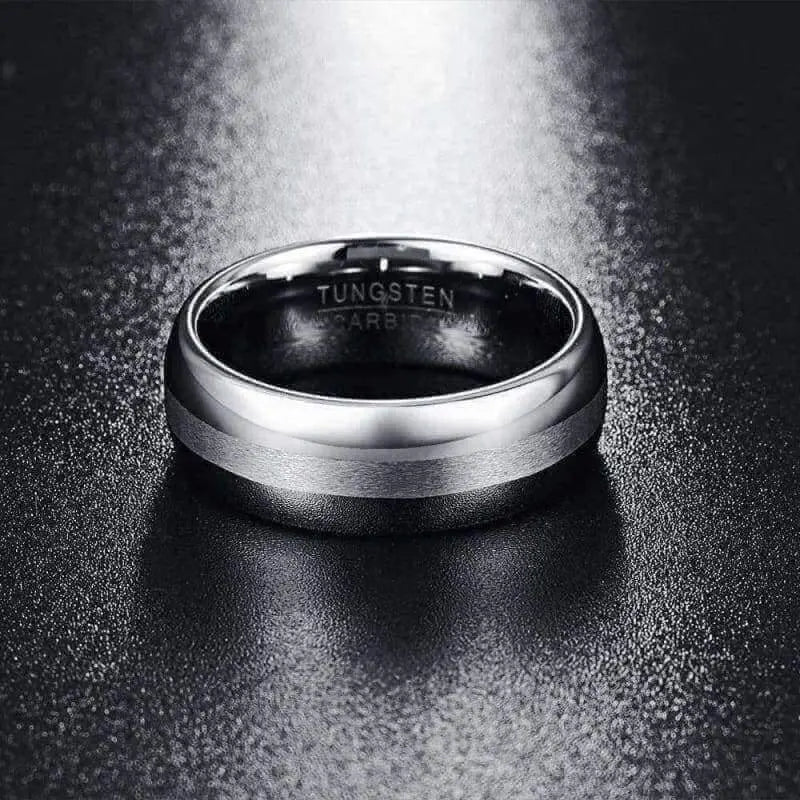 Orbit Rings Tungsten Carbide Sunset Steel