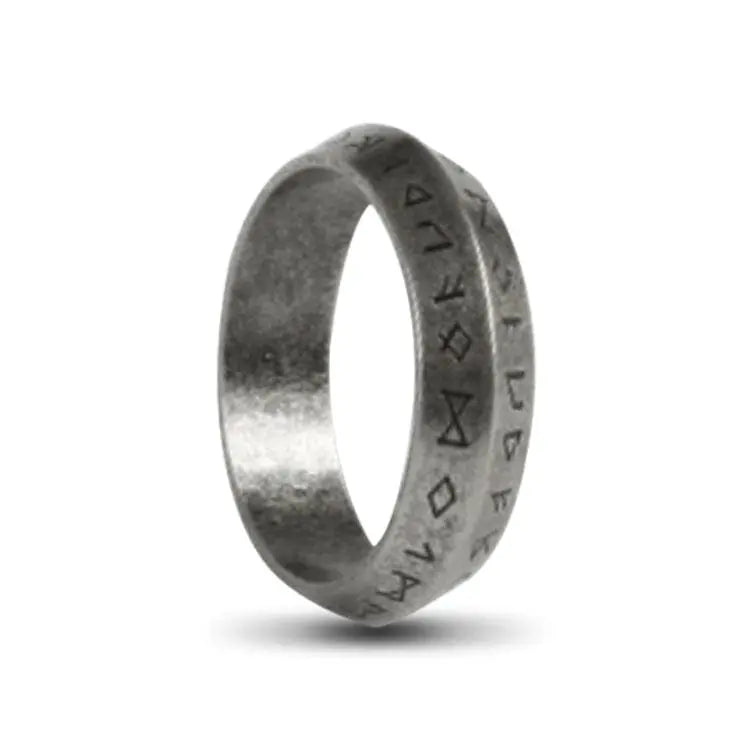 Nordic Grey Stainless Steel Ring