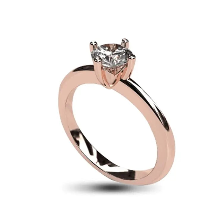 Rose Gold Ring with 0.60ct Diamond